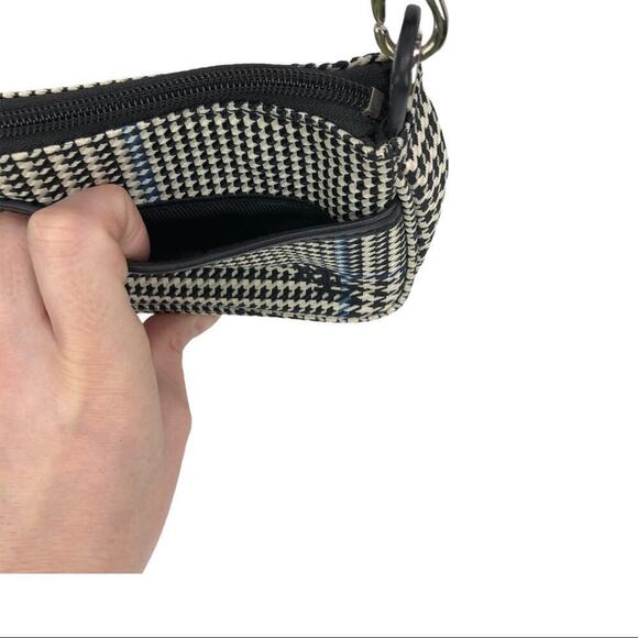 Ralph Lauren Monogram Houndstooth Canvas Mini Bag - Picture 6 of 16